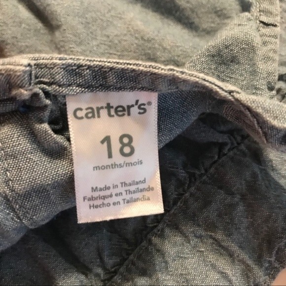 CARTER'S FIRST IMPRESSIONS 18 Month Bundle Dress Tops NWT Blue Pink White Cotton - Picture 5 of 16